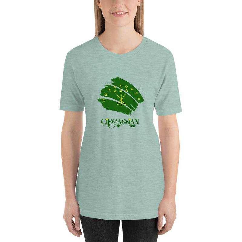 Circassian Flag Short-Sleeve Unisex T-Shirt - Image 8