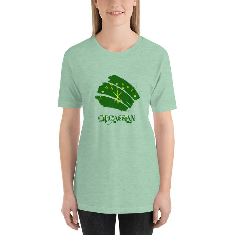 Circassian Flag Short-Sleeve Unisex T-Shirt - Image 9
