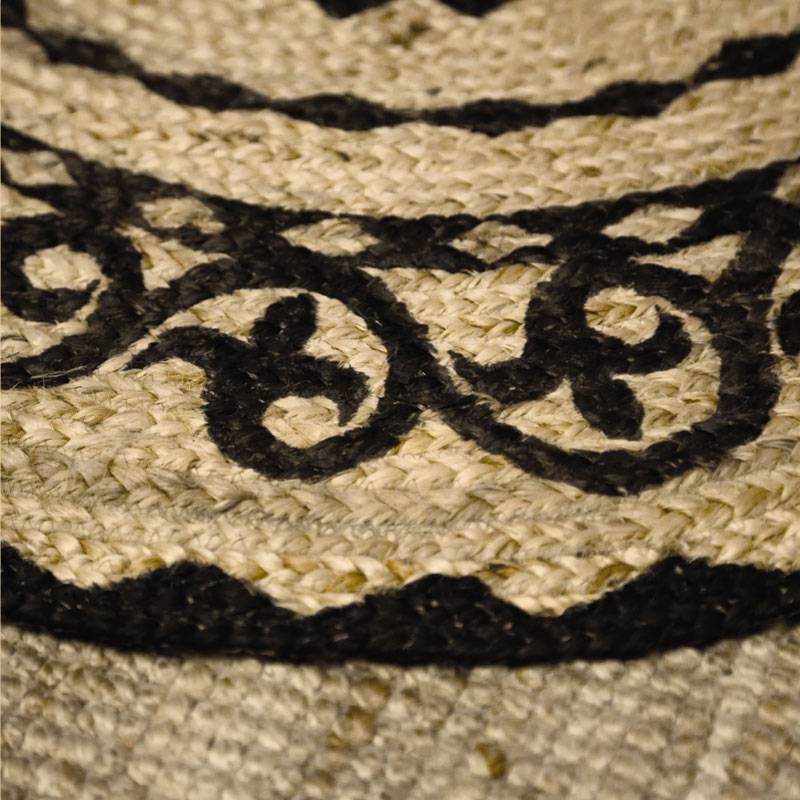 Straw Rug Hand-Woven Carpet With Hand-Made Адыгэ Decoration - Image 2